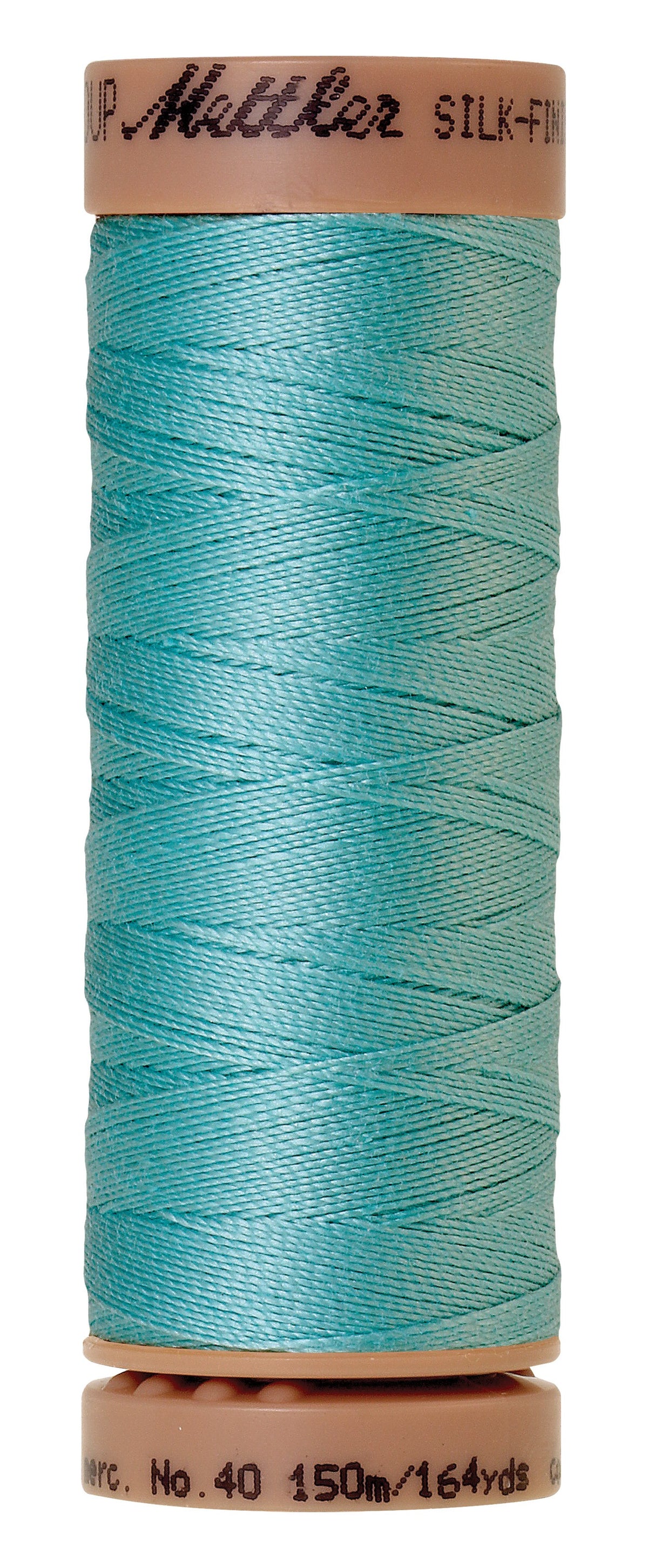 Mettler SILK-FINISH COTTON 40, 2792 Blue Curacao, 150M spool