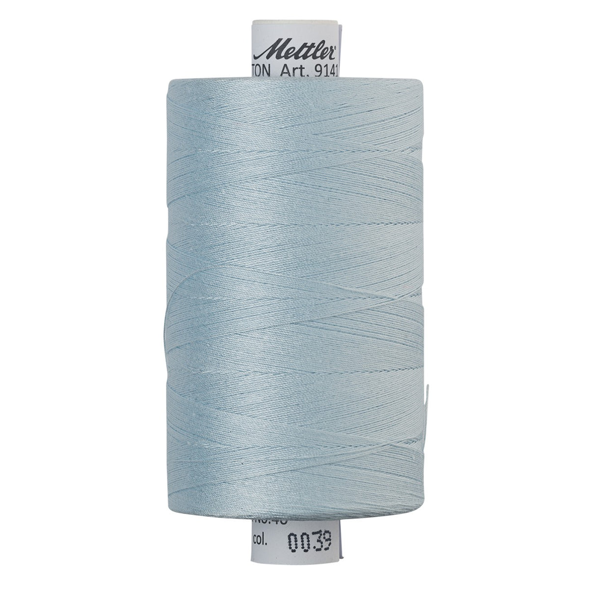 Mettler SILK-FINISH COTTON 40, 0039 Starlight Blue, 1,000M spool