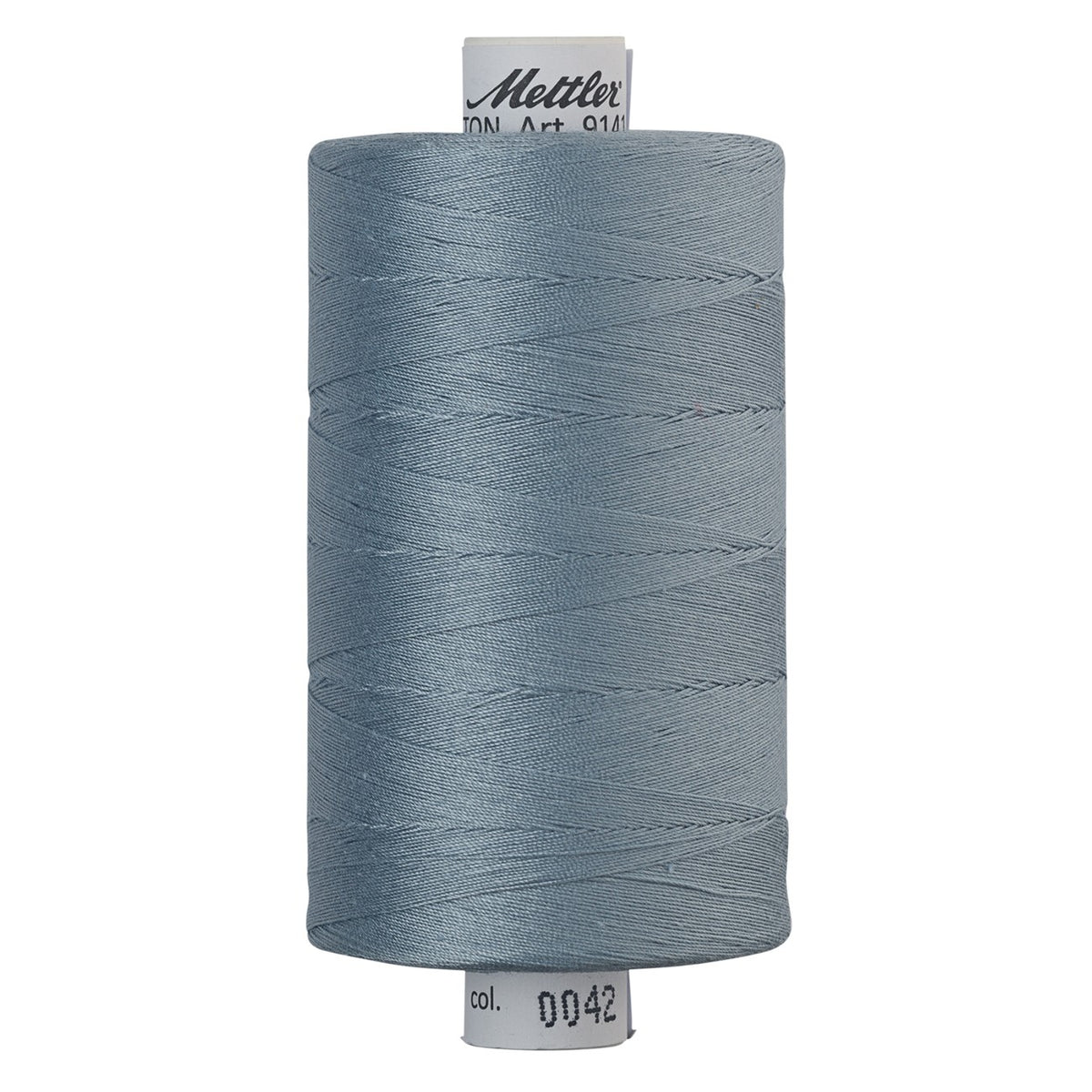 Mettler SILK-FINISH COTTON 40, 0042 Ash Blue, 1,000M spool