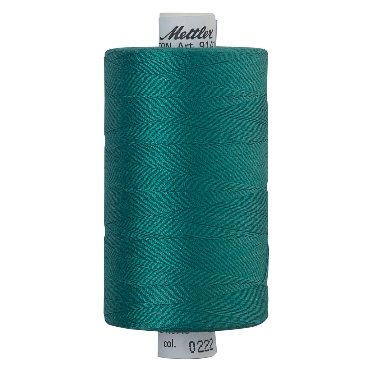 Mettler SILK-FINISH COTTON 40, 0222 Green, 1,000M spool