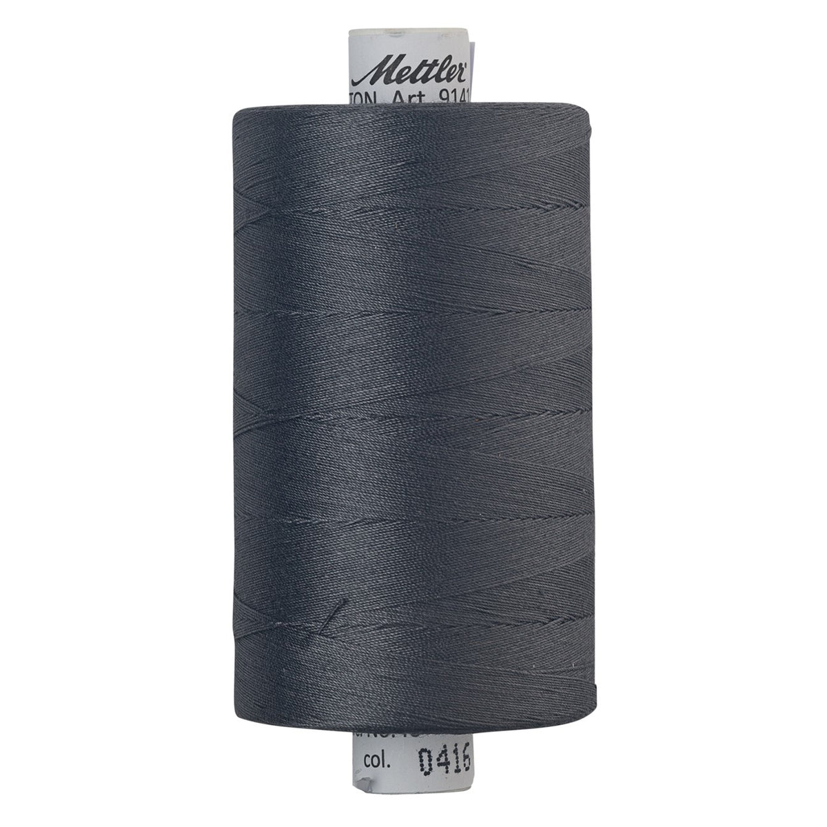 Mettler SILK-FINISH COTTON 40, 0416 Dark Charcoal, 1,000M spool