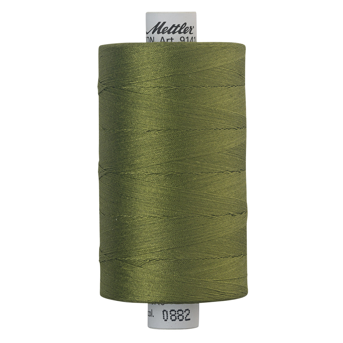 Mettler SILK-FINISH COTTON 40, 0882 Moss Green, 1,000M spool