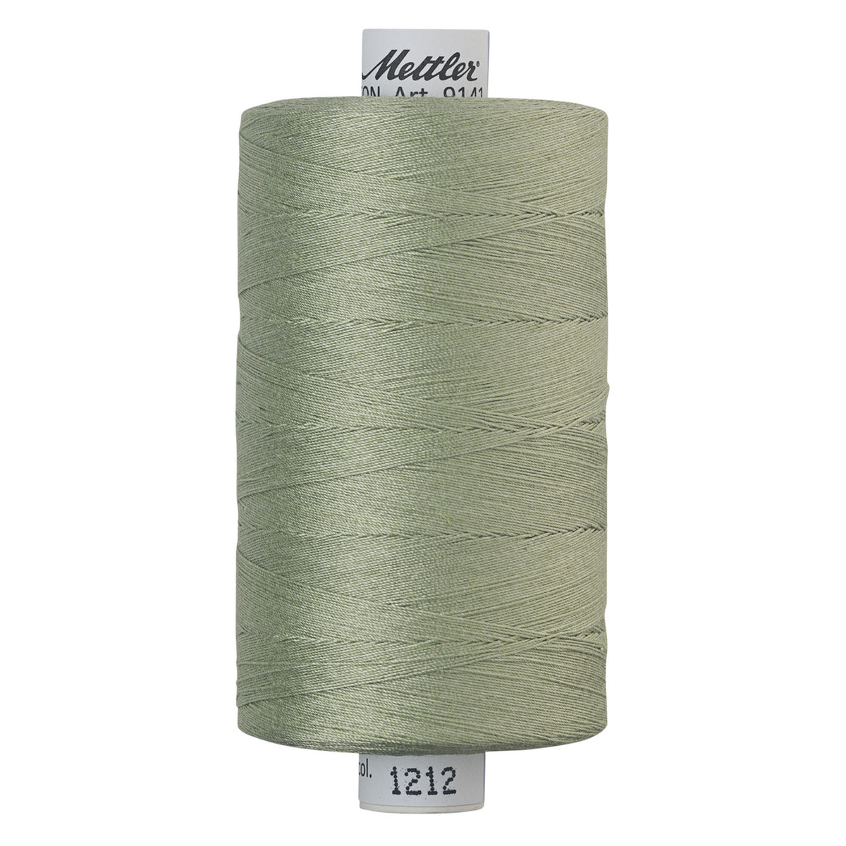 Mettler SILK-FINISH COTTON 40, 1212 Green Grape, 1,000M spool