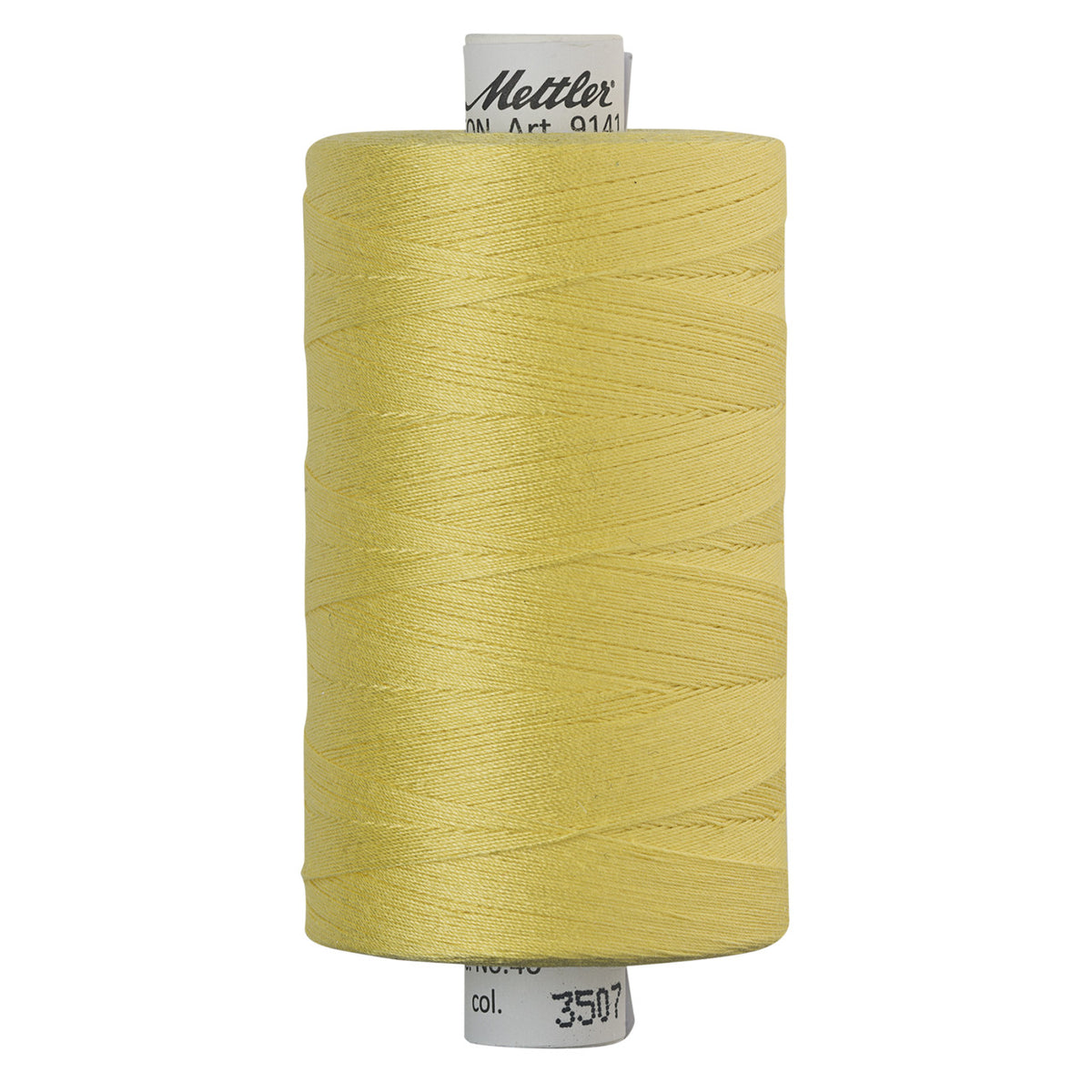 Mettler SILK-FINISH COTTON 40, 3507 Lemon Zest, 1,000M spool