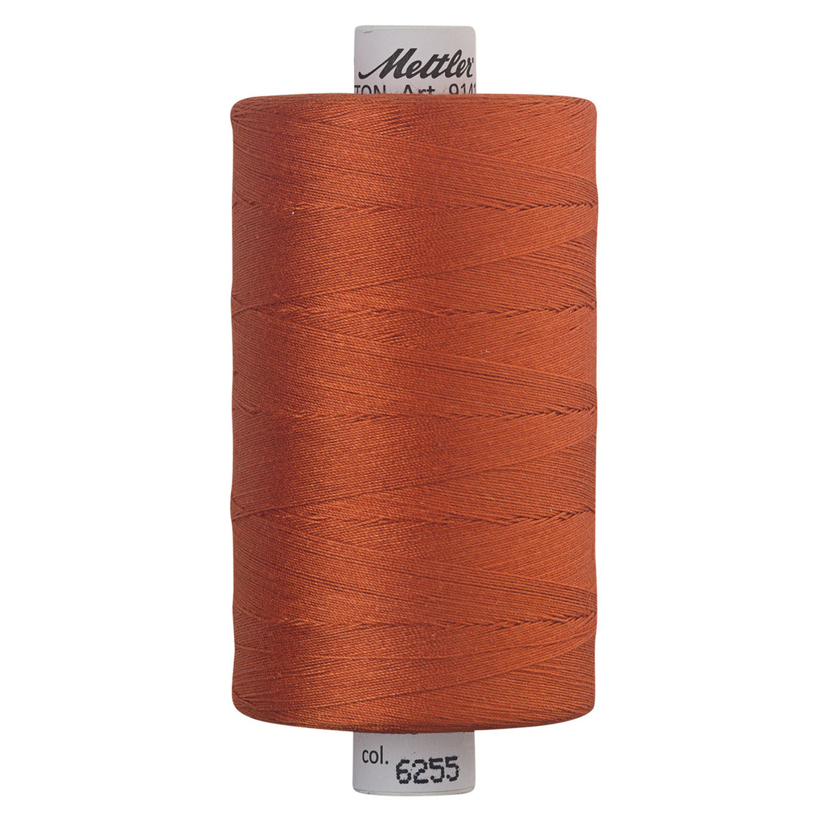 Mettler SILK-FINISH COTTON 40, 6255 Mandarin Orange, 1,000M spool