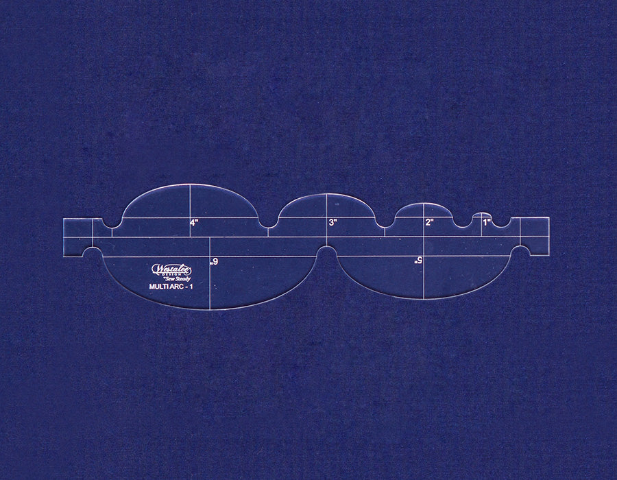 Westalee Design Multi Arc Rulers-Shallow Ovals