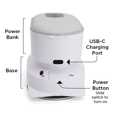 Nifty Notions Steam Charge Rechargeable Mini Iron — product view 7