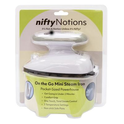 Nifty Notions On the Go Mini Steam Iron — product view 2