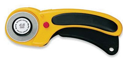 OLFA 60 mm Ergonomic Rotary Cutter – Yellow
