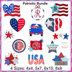 Creative Appliques Patriotic Applique & Embroidery Bundle - Sew Nation USA Exclusive