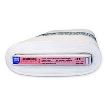 Pellon 911FF Fusible Featherweight Interfacing – White, 20 inches × 40 yards