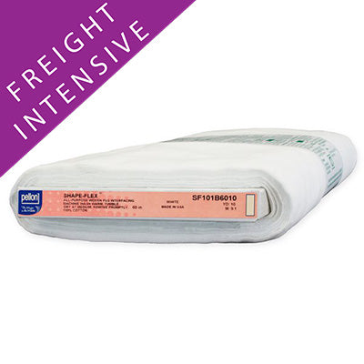 Pellon Shape-Flex Woven Fusible Interfacing – White, 60 inches × 10 yards