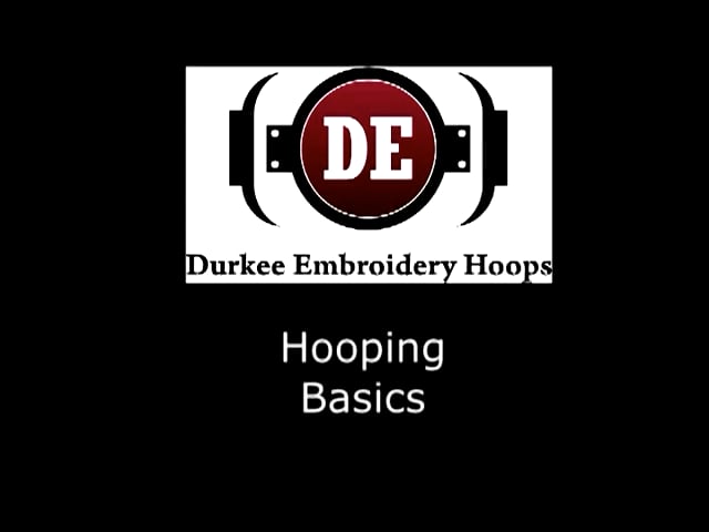 Durkee 12.5cm x 24cm Rectangular Frame for Janome MB-4 Series Machines – Durkee hooping tips video