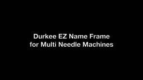Durkee Name Frame Ricoma 360 NS – Durkee EZ Name Frame demonstration video