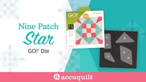 GO! Nine Patch Star-9" Finished Die