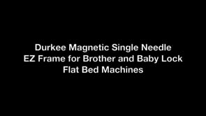 Durkee 5x7 Magnetic Single Needle EZ Frame demonstration video