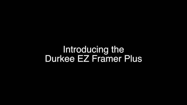 Durkee EZ Framer Plus introduction video