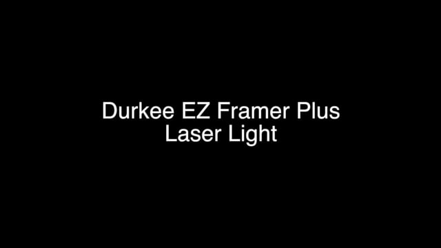 Durkee EZ Framer Plus w / Laser Light demonstration video