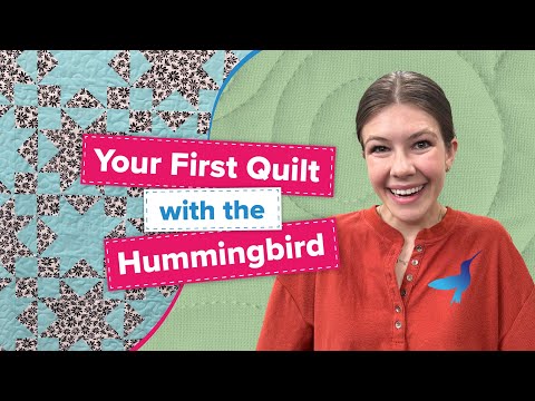 How to use the Hummingbird quilting hoop
