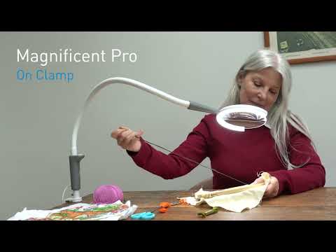 Daylight Magnificent Pro Floor Magnifying Lamp product video