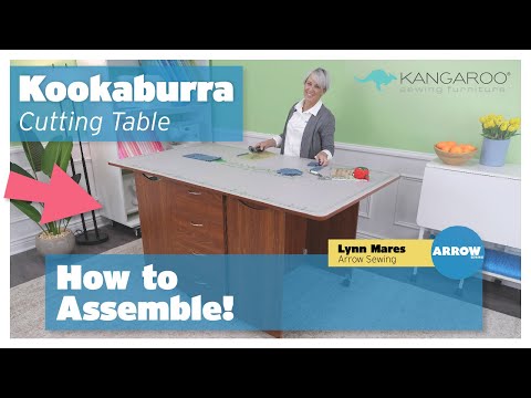 Kangaroo Kookaburra Cutting Table assembly video by Arrow Sewing