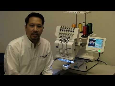 HappyJapan HCH-701P embroidery machine video