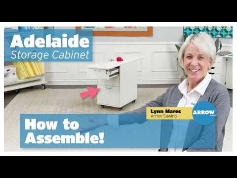 Kangaroo Adelaide Storage Cabinet assembly video by Arrow Sewing