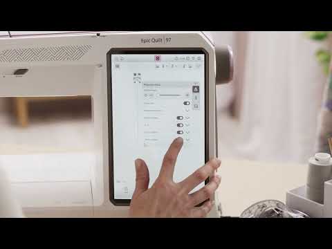 Husqvarna Viking Epic Quilt 97 Sewing & Quilting Machine product video