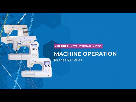 JUKI HZL-F Series Machine Operation