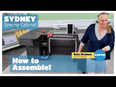 Kangaroo Sydney XL Sewing Cabinet assembly video by Arrow Sewing