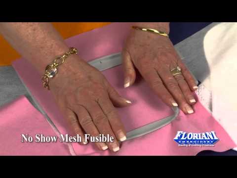 Floriani Power Mesh Fusible Cutaway Stabilizer — Floriani demonstration 1