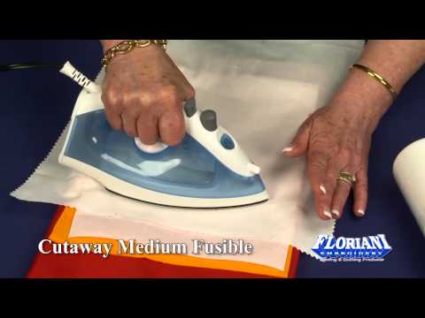Floriani Medium Fusible Cutaway Stabilizer — Floriani demonstration 1