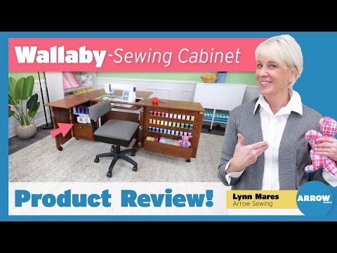 Kangaroo Wallaby Sewing Cabinet feature video by Arrow Sewing
