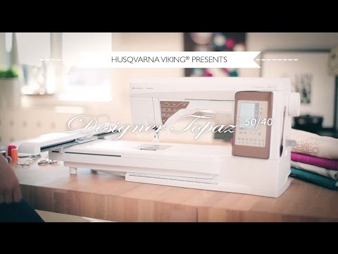 Husqvarna Viking Designer Topaz 40 Sewing & Embroidery Machine product video