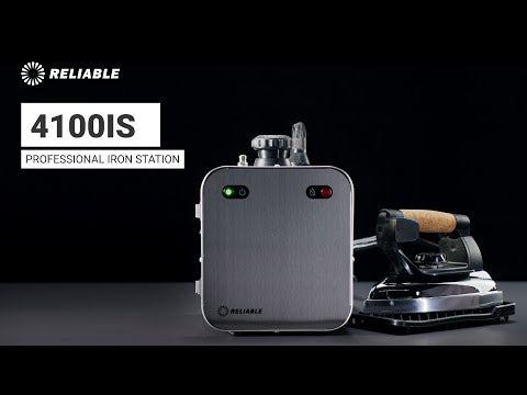 Reliable 4100IS 2.2L Professional Steam Iron Station with Eco Mode product video