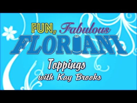 Floriani Heat N Gone Topping — 10" × 100 yd — Floriani demonstration 1