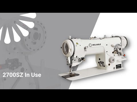 Reliable 2700SZ industrial zig-zag machine in-use demonstration