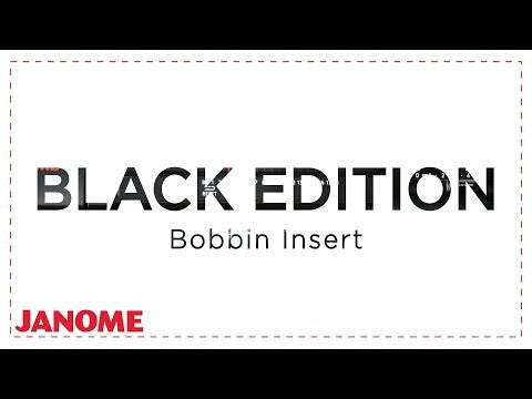 Inserting a bobbin with the HD-3000 Black Edition