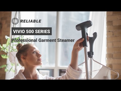 Reliable Vivio 550GC Professional Garment Steamer with Metal Head product video