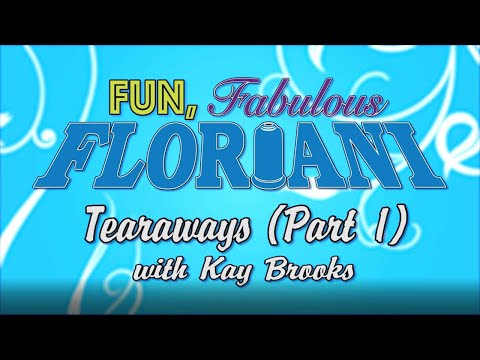 Floriani Hoop N Go Heat N Stay Fusible Tearaway — 25 Sheets — Floriani demonstration 1