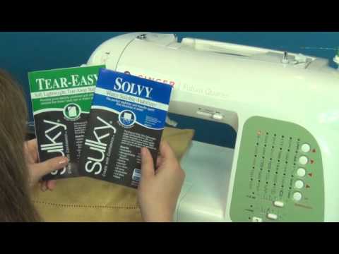Sulky Holoshimmer free-motion thread painting demonstration