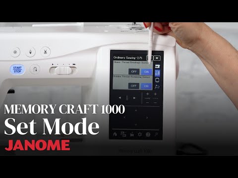 Set Mode on the Memory Craft 1000