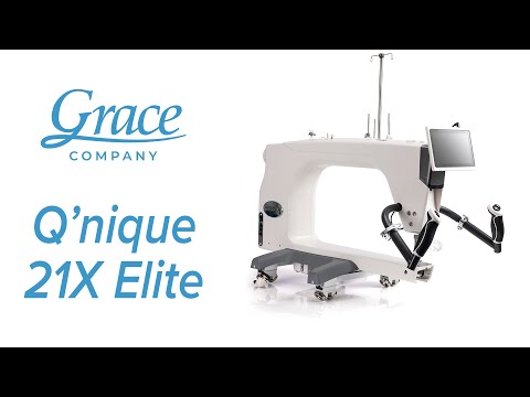 Q’nique 21X Elite longarm quilting machine overview