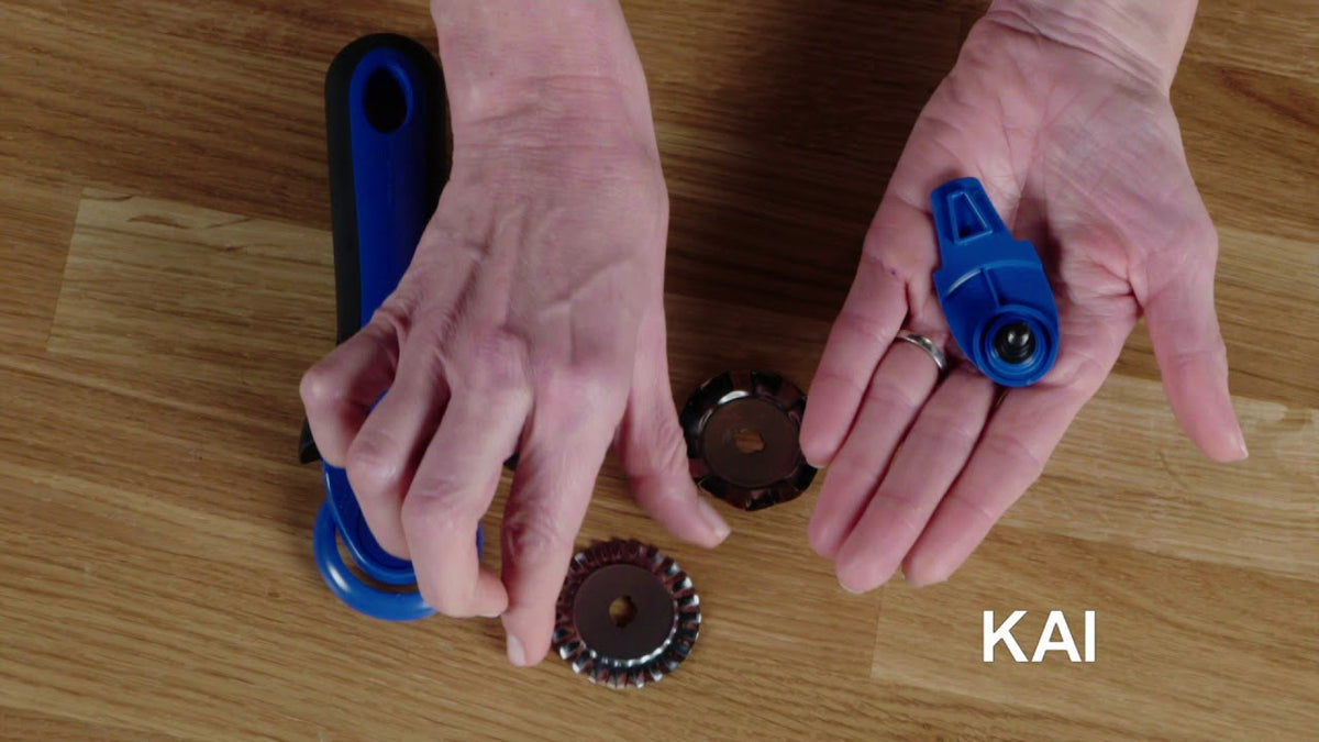Changing a Rotary Blade on a KAI Rotary Cutter — official KAI video