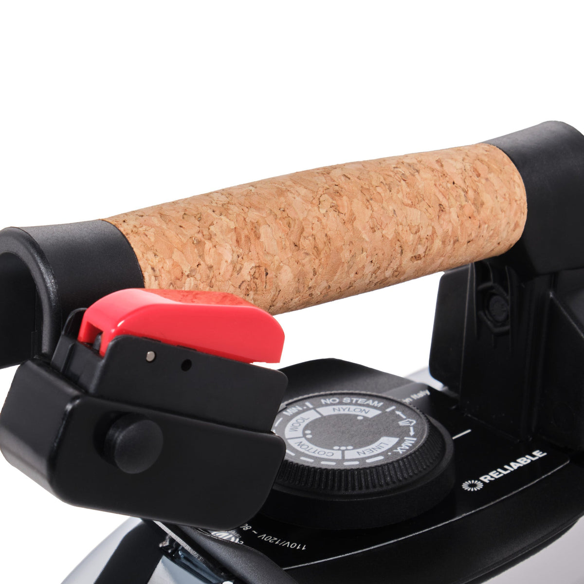 Reliable 3000IR Professional Steam-Electric Iron, 120V detail view 3