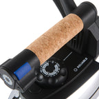 Reliable professional steam iron soleplate and steam controls