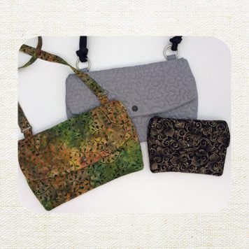 Embroidery Garden Clutch Purse Set included in Fashion Purse Bundle