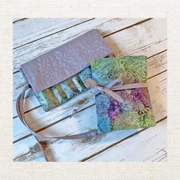 Embroidery Garden Makeup Brush Cases included in Personal Items Bundle