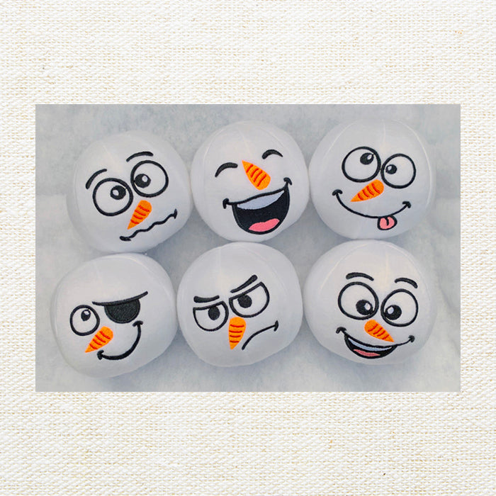 Embroidery Garden Snowman Snowballs Set 5 included in Snowball Bundle