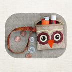 Embroidery Garden Small Owl Wristlet included in Small Bags and Pouches Bundle